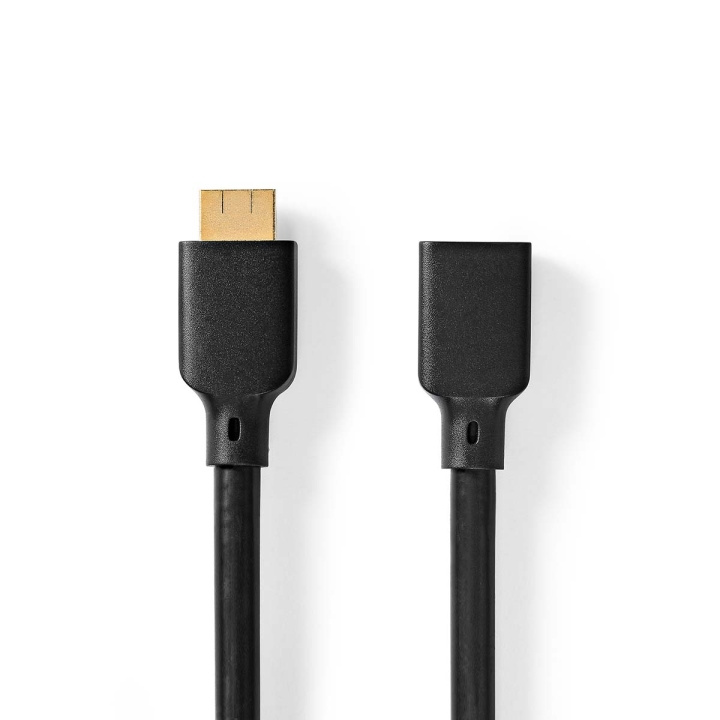 Nedis Ultra High Speed ​​HDMI ™ Cable | HDMI ™ -kontakt | HDMI™ Hun | 8K@60Hz | 48 Gbps | 1.00 m | Rund | 7.9 mm | Sort | Boks i gruppen Elektronikk / Kabler og adaptere / HDMI / Kabler hos TP E-commerce Nordic AB (C57860)