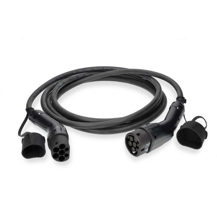 Nedis Kabel for elektrisk kjøretøy | Cable Type 2 | 32 A | 22000 W | 3-faser | 5.00 m | Sort | Gaveeske i gruppen Bil / Elbil hos TP E-commerce Nordic AB (C57899)