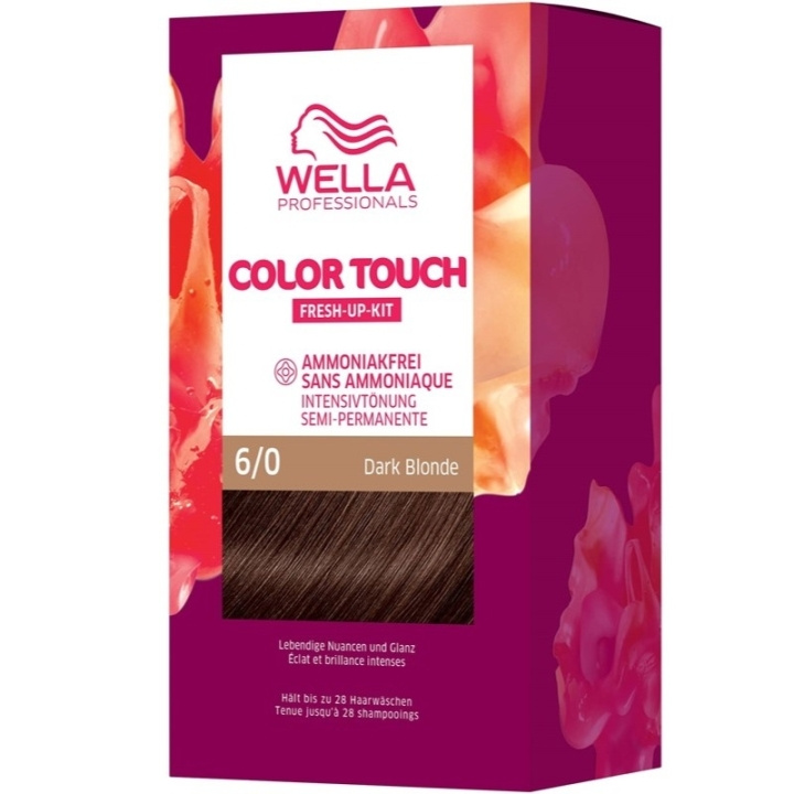 WELLA Color Touch Pure Naturals 6/0 Dark Blonde i gruppen HELSE OG SKJØNNHET / Hår & styling / Hårpleie / Hårfarge / Hårfarge & Fargebombe hos TP E-commerce Nordic AB (C57929)