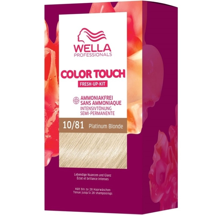 WELLA Color Touch Rich Naturals 10/81 Platinablond i gruppen HELSE OG SKJØNNHET / Hår & styling / Hårpleie / Hårfarge / Hårfarge & Fargebombe hos TP E-commerce Nordic AB (C57935)