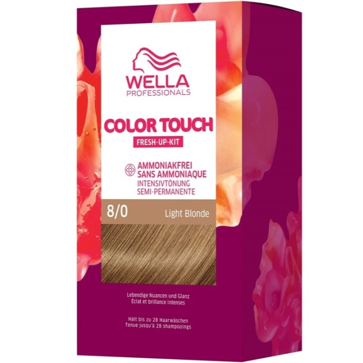 Wella Color Touch Pure Naturals 8/0 Light Blonde i gruppen HELSE OG SKJØNNHET / Hår & styling / Hårpleie / Hårfarge / Hårfarge & Fargebombe hos TP E-commerce Nordic AB (C57939)