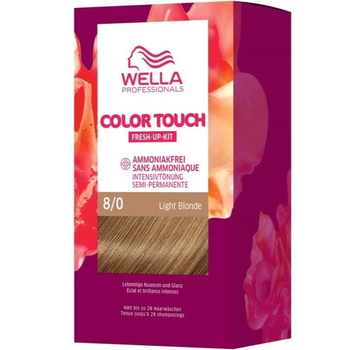 WELLA Color Touch Pure Naturals 8/0 Light Blonde i gruppen HELSE OG SKJØNNHET / Hår & styling / Hårpleie / Hårfarge / Hårfarge & Fargebombe hos TP E-commerce Nordic AB (C57939)