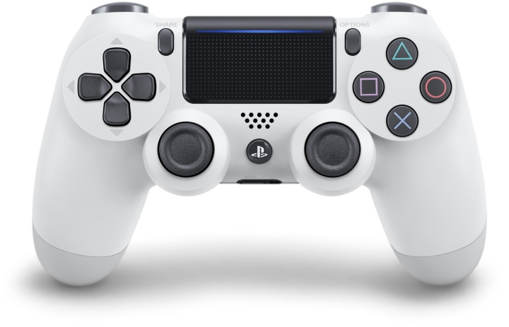 Sony DualShock 4 v2 Gamepad, Glacier White, PS4 i gruppen Elektronikk / TV-spill & tilbehør / Sony PlayStation 4 hos TP E-commerce Nordic AB (C57949)