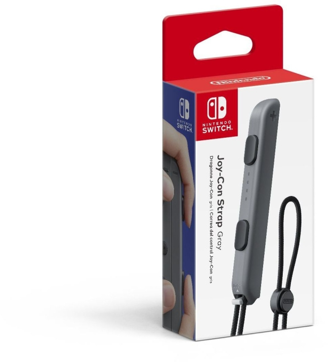 Nintendo Joy-Con-stropp, grå, Switch i gruppen Elektronikk / TV-spill & tilbehør / Nintendo Switch / Tilbehør hos TP E-commerce Nordic AB (C57950)