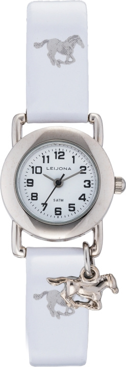 Leijona 5323-787 armbåndsur, 22 mm, sølv i gruppen SPORT, FRITID & HOBBY / Tilbehør / Klokker hos TP E-commerce Nordic AB (C57974)