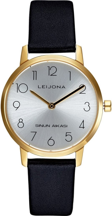 Leijona Loisto 5170-4688 armbåndsur, 30 mm, sølv/gull i gruppen SPORT, FRITID & HOBBY / Tilbehør / Klokker hos TP E-commerce Nordic AB (C58026)