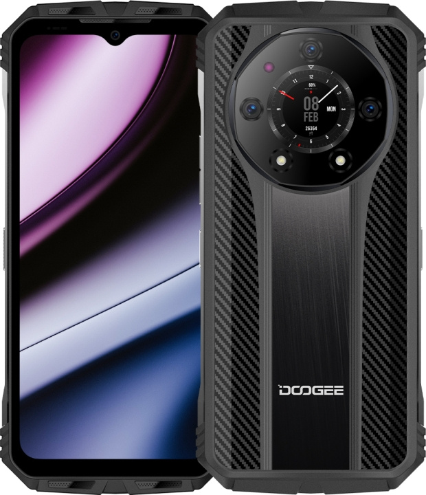 Doogee S110 telefon, 256/12 GB, svart i gruppen SMARTTELEFON & NETTBRETT / Mobiltelefoner & smartphones hos TP E-commerce Nordic AB (C58044)