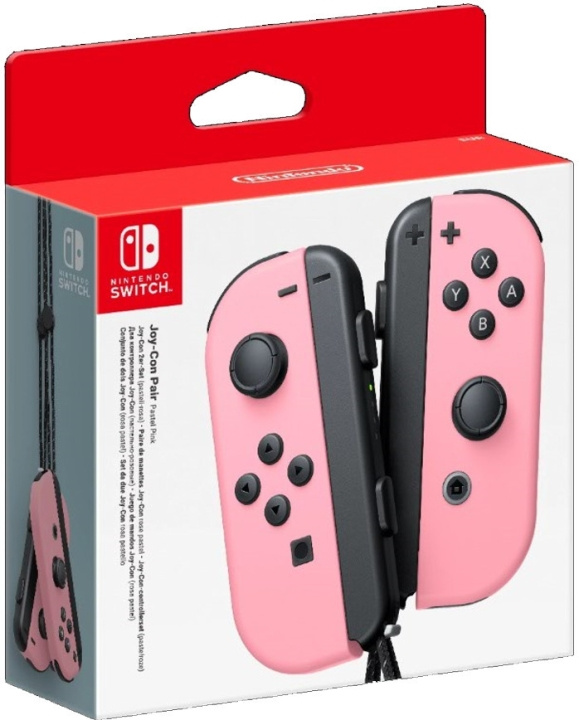 Nintendo Joy-Con-par, pastellrosa, Switch i gruppen Elektronikk / TV-spill & tilbehør / Nintendo Switch / Tilbehør hos TP E-commerce Nordic AB (C58076)