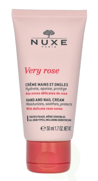 Nuxe Hand And Nail Cream 50 ml Very Rose i gruppen HELSE OG SKJØNNHET / Manikyr/pedikyr / Håndkrem hos TP E-commerce Nordic AB (C58234)