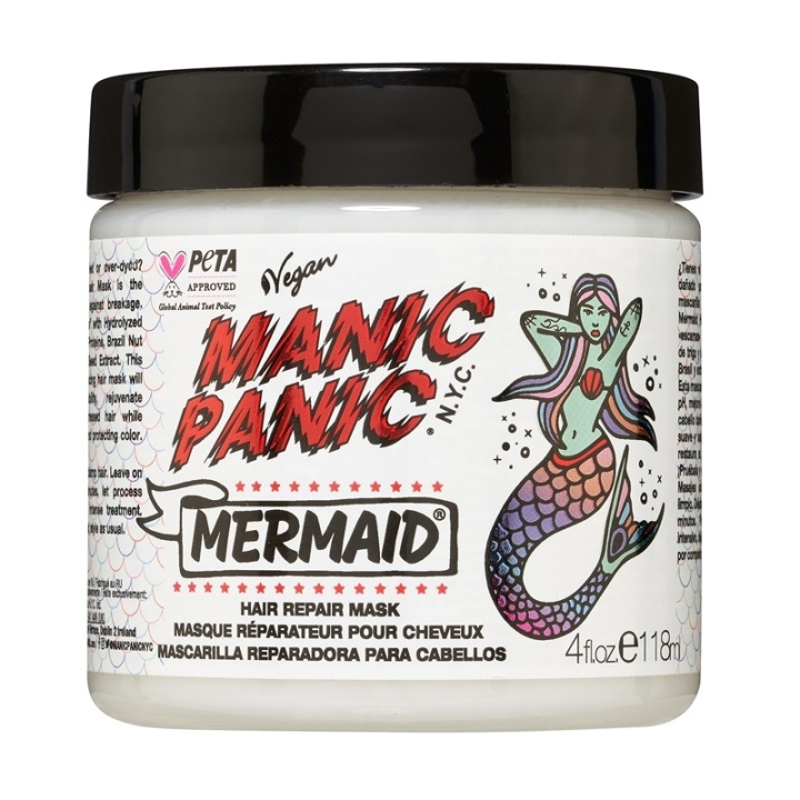 Manic Panic Mermaid Hair Repair Mask 118 ml i gruppen HELSE OG SKJØNNHET / Hår & styling / Hårpleie / Hårmaske hos TP E-commerce Nordic AB (C58349)