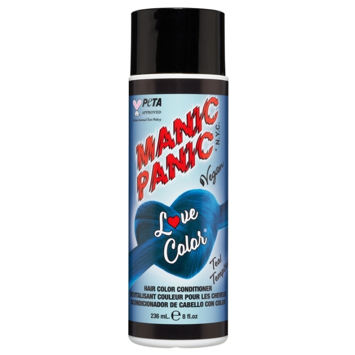 Manic Panic Love Color® Hair Colour Depositing Conditioner Teal Temptress 236 ml i gruppen HELSE OG SKJØNNHET / Hår & styling / Hårpleie / Balsam hos TP E-commerce Nordic AB (C58350)