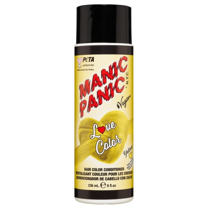 Manic Panic Love Color® Hair Color Depositing Conditioner Yellow Heart 236ml i gruppen HELSE OG SKJØNNHET / Hår & styling / Hårpleie / Balsam hos TP E-commerce Nordic AB (C58353)