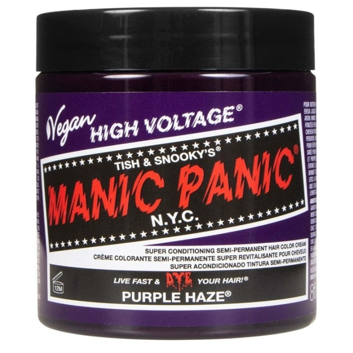 Manic Panic Purple Haze Classic Creme 237 ml i gruppen HELSE OG SKJØNNHET / Hår & styling / Hårpleie / Hårfarge / Hårfarge & Fargebombe hos TP E-commerce Nordic AB (C58355)