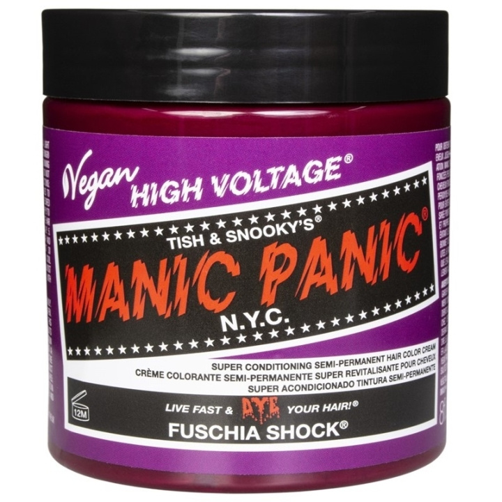 Manic Panic Fuschia Shock Classic Creme 237ml i gruppen HELSE OG SKJØNNHET / Hår & styling / Hårpleie / Hårfarge / Hårfarge & Fargebombe hos TP E-commerce Nordic AB (C58359)