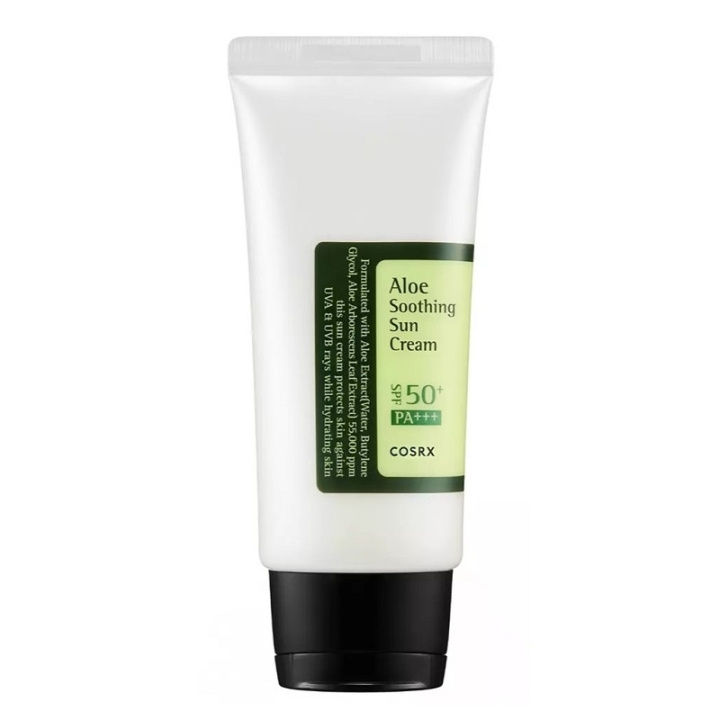 COSRX Aloe Soothing Sun Cream SPF50 PA+++ 50 ml i gruppen HELSE OG SKJØNNHET / Hudpleie / Soling / Solkrem hos TP E-commerce Nordic AB (C58384)