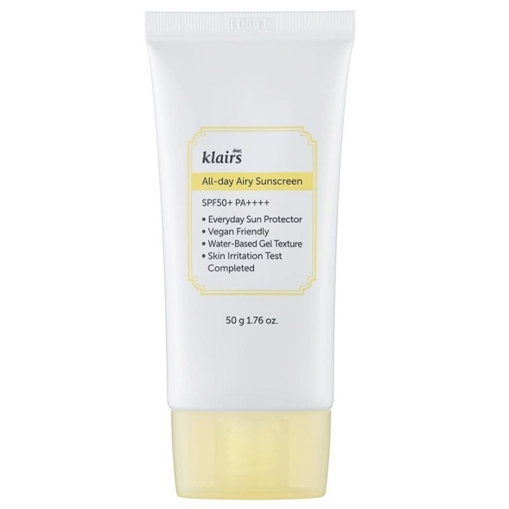 Klairs All-day Airy Sunscreen SPF50 50ml i gruppen HELSE OG SKJØNNHET / Hudpleie / Soling / Solkrem hos TP E-commerce Nordic AB (C58391)