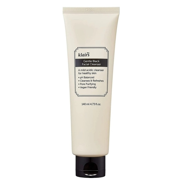 Klairs Gentle Black Facial Cleanser 140 ml i gruppen HELSE OG SKJØNNHET / Hudpleie / Ansikt / Rengjøring hos TP E-commerce Nordic AB (C58401)