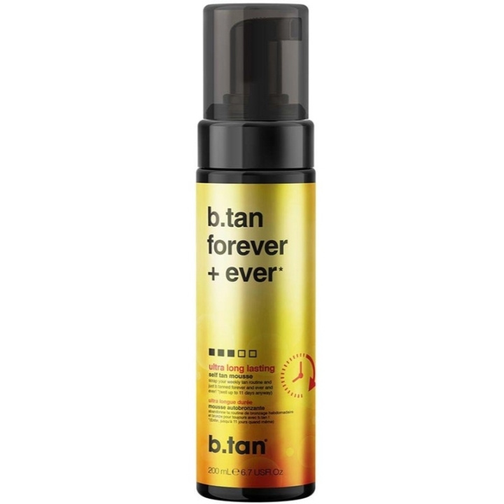 b.tan Forever + Ever Self Tan Mousse 200ml i gruppen HELSE OG SKJØNNHET / Hudpleie / Soling / Brun uten sol hos TP E-commerce Nordic AB (C58417)