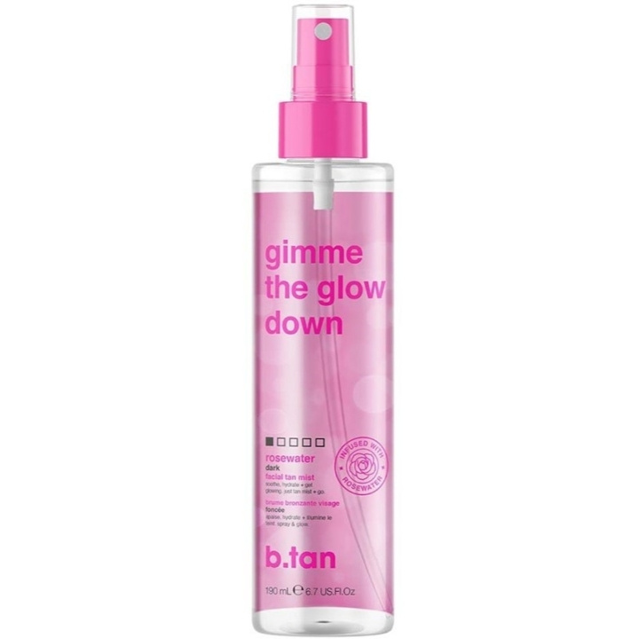 b.tan Gimme The Glow Down Facial Tan Mist 190ml i gruppen HELSE OG SKJØNNHET / Hudpleie / Soling / Brun uten sol hos TP E-commerce Nordic AB (C58418)