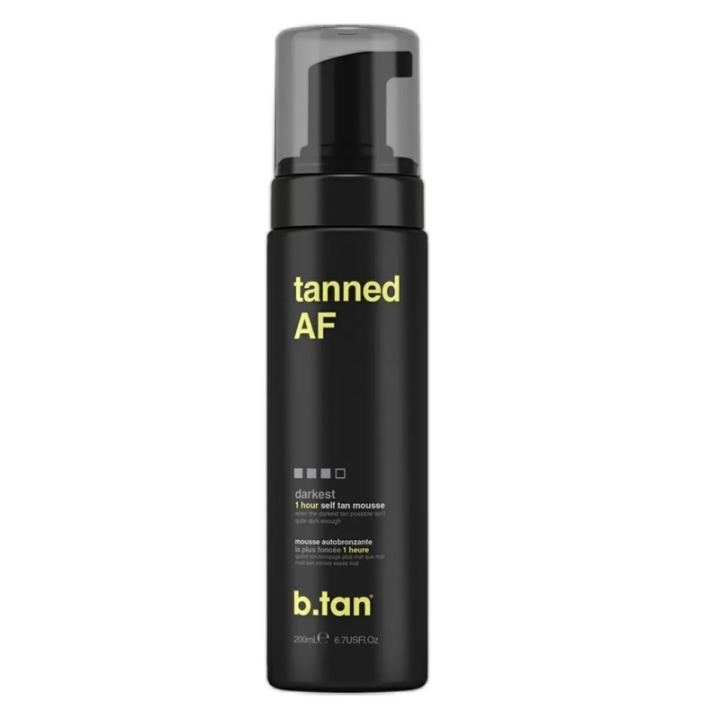 b.tan Tanned AF Self Tan Mousse 200ml i gruppen HELSE OG SKJØNNHET / Hudpleie / Soling / Brun uten sol hos TP E-commerce Nordic AB (C58421)