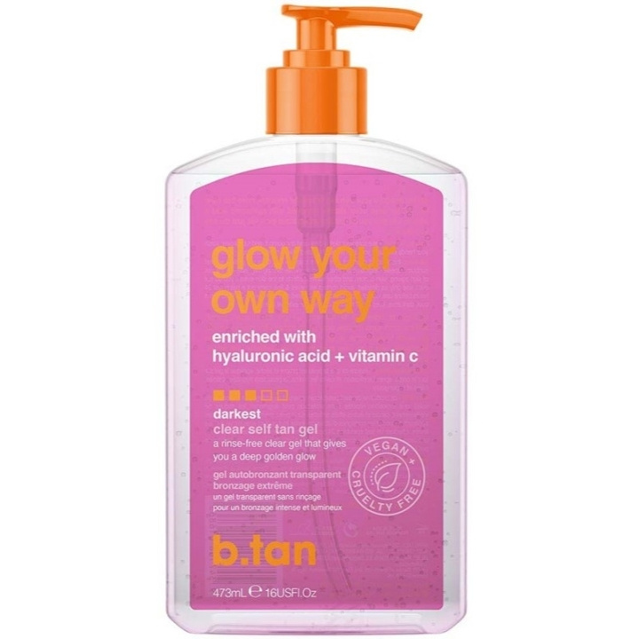 b.tan Glow Your Own Way 473 ml i gruppen HELSE OG SKJØNNHET / Hudpleie / Soling / Brun uten sol hos TP E-commerce Nordic AB (C58425)