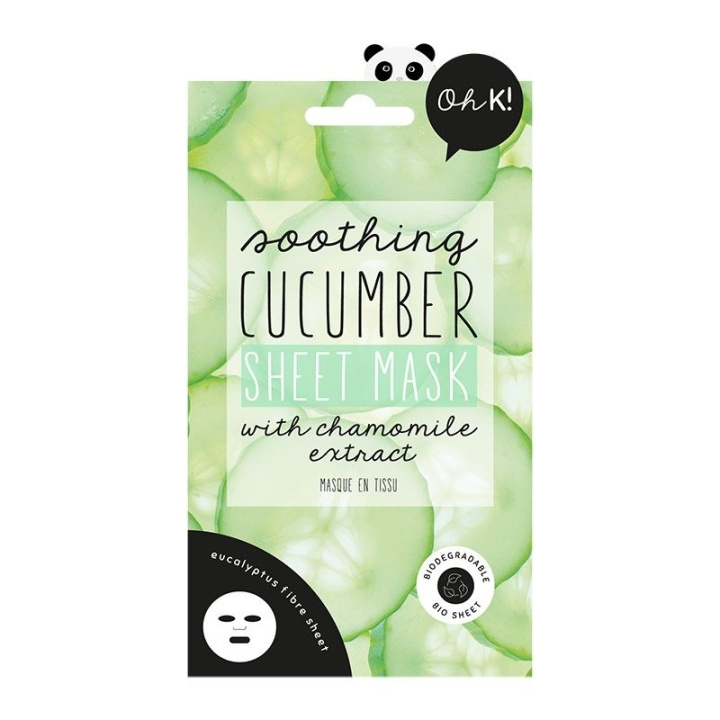 Oh K! Soothing Cucumber Sheet Mask i gruppen HELSE OG SKJØNNHET / Hudpleie / Ansikt / Masker hos TP E-commerce Nordic AB (C58427)