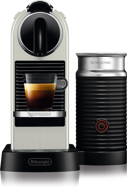 Nespresso Citiz & Milk kapselmaskin, hvit i gruppen HJEM, HUS OG HAGE / Husholdningsapparater / Kaffe og espresso / Espressomaskiner hos TP E-commerce Nordic AB (C58454)