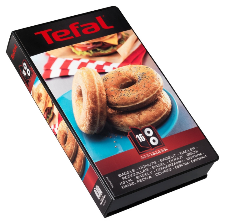 Tefal Snack Collection bakebrett: 16 bagels i gruppen HJEM, HUS OG HAGE / Kjøkkenutstyr / Baketilbehør hos TP E-commerce Nordic AB (C58463)