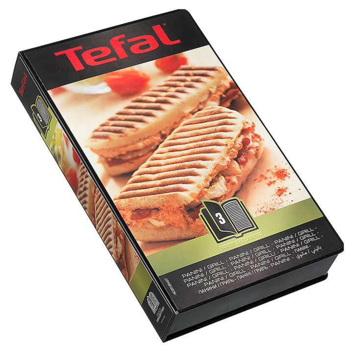 Tefal Snack Collection stekebrett: 3 Paninis i gruppen HJEM, HUS OG HAGE / Kjøkkenutstyr / Baketilbehør hos TP E-commerce Nordic AB (C58464)