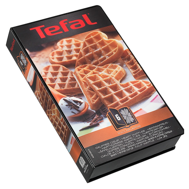 Tefal Snack Collection stekebrett: 6 hjertevafler i gruppen HJEM, HUS OG HAGE / Kjøkkenutstyr / Baketilbehør hos TP E-commerce Nordic AB (C58465)
