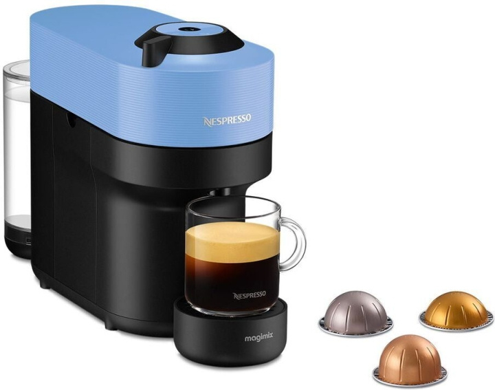 Nespresso Vertuo POP ENV90. kaffekapselmaskin, blå i gruppen HJEM, HUS OG HAGE / Husholdningsapparater / Kaffe og espresso / Kaffebønner hos TP E-commerce Nordic AB (C58502)