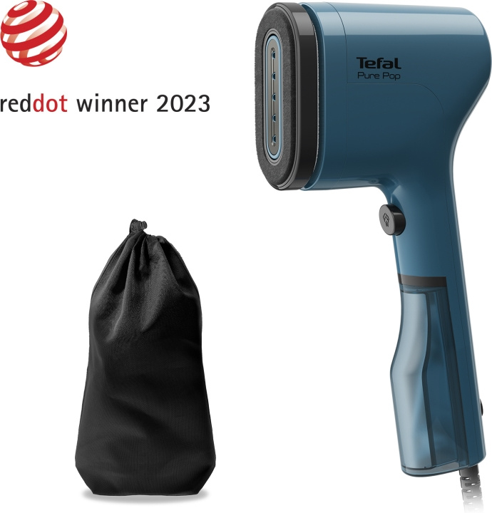 Tefal Pure Pop tekstildamper, blå i gruppen HJEM, HUS OG HAGE / Omsorg for klær (Finns inte riktigt något norskt ord för detta...) / Strykejern hos TP E-commerce Nordic AB (C58532)
