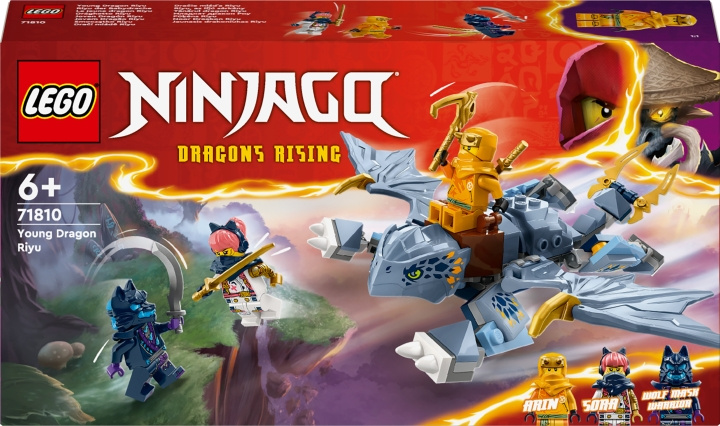 Lego Ninjago 71810 - Den lille dragen Riyu i gruppen LEKER, BARN OG BABY / Leker / Byggeleker / Lego hos TP E-commerce Nordic AB (C58537)