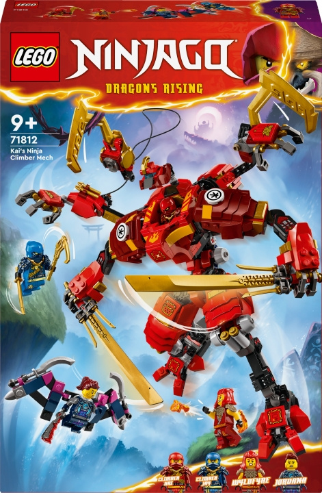 LEGO Ninjago 71812 - Kais ninja klätterrobot i gruppen LEKER, BARN OG BABY / Leker / Byggeleker / Lego hos TP E-commerce Nordic AB (C58539)