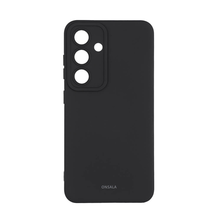 Onsala Mobildeksel Silikon Svart - Samsung S24 5G i gruppen SMARTTELEFON & NETTBRETT / Mobilbeskyttelse / Samsung hos TP E-commerce Nordic AB (C58605)
