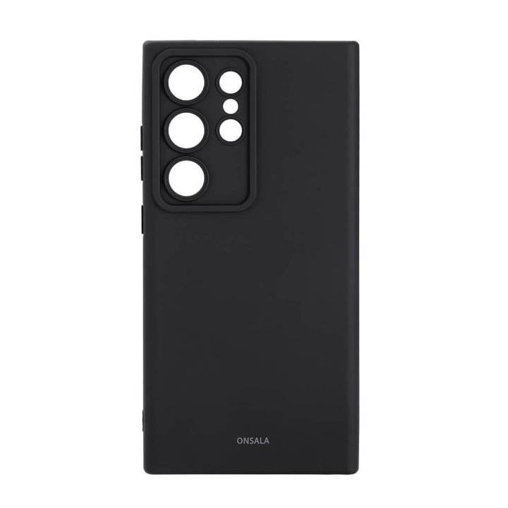 Onsala Deksel Silikon Samsung S24 Ultra 5G Svart i gruppen SMARTTELEFON & NETTBRETT / Mobilbeskyttelse / Samsung hos TP E-commerce Nordic AB (C58607)