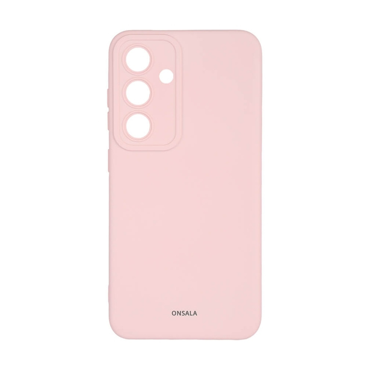Onsala Mobildeksel Silikon Chalk Pink - Samsung S24 5G i gruppen SMARTTELEFON & NETTBRETT / Mobilbeskyttelse / Samsung hos TP E-commerce Nordic AB (C58608)