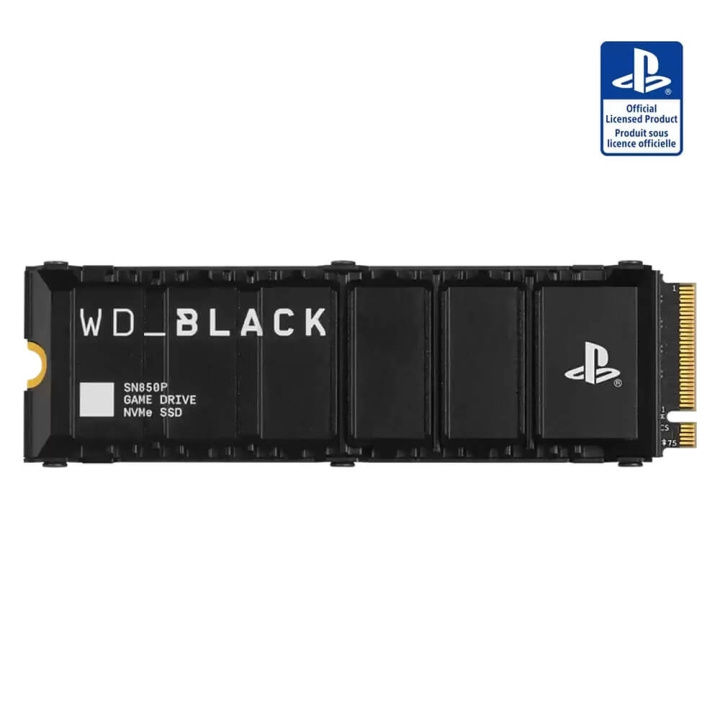 Western Digital WD Black SN850P NVMe SSD for PS5 1TB i gruppen Datautstyr / PC-Komponenter / Harddisker / SSD hos TP E-commerce Nordic AB (C58636)