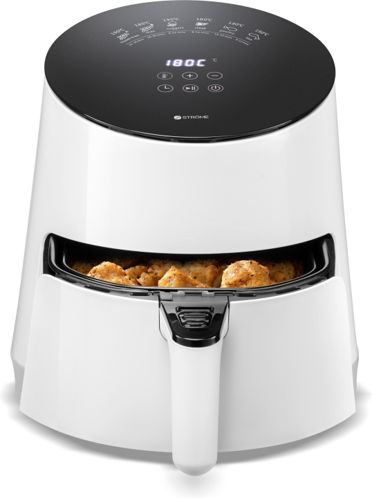 Ströme Hot Air Fryer, Vit i gruppen HJEM, HUS OG HAGE / Husholdningsapparater / Airfryers og frityrkokere hos TP E-commerce Nordic AB (C58832)