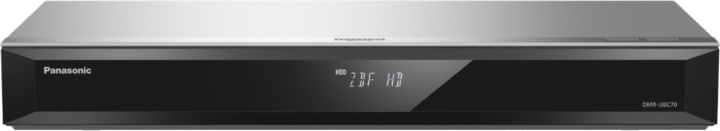 Panasonic DMR-UBC70EGS 4K UHD-oppskalerende Blu-ray-spiller og 500 GB HD-digitalbox, sølv i gruppen Elektronikk / Lyd & Bilde / Hjemmekino, HiFi og bærbar / Blu-ray- og DVD-spillere hos TP E-commerce Nordic AB (C58851)
