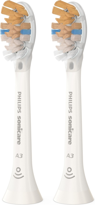 Philips A3 Premium All-in-One - Brush head, white, 2 pcs i gruppen HELSE OG SKJØNNHET / Munnpleie / Elektriske tannbørster tilbehør hos TP E-commerce Nordic AB (C58859)