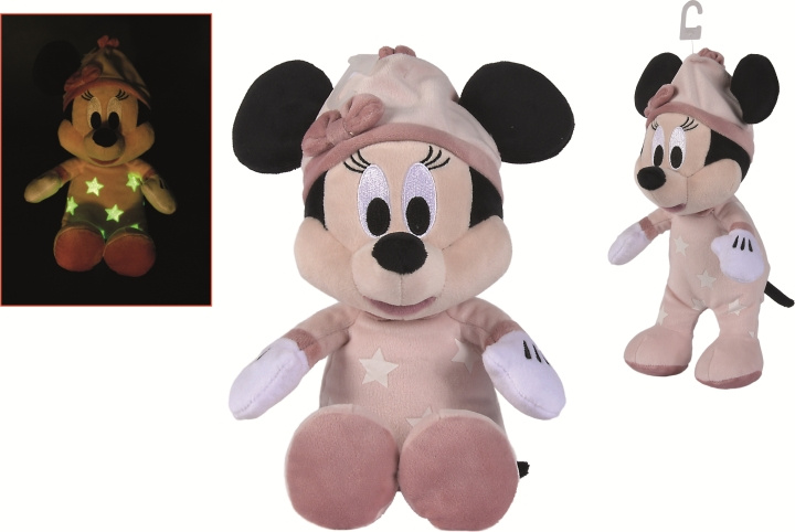Disney Sleep Well Minnie Mouse - lyser i mørket, 25 cm i gruppen LEKER, BARN OG BABY / Babyleker (0-3 år) / Kosedyr hos TP E-commerce Nordic AB (C58877)