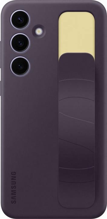 Samsung Galaxy S24+ Stående Grip-etui, mørk lilla i gruppen SMARTTELEFON & NETTBRETT / Mobilbeskyttelse / Samsung hos TP E-commerce Nordic AB (C58903)