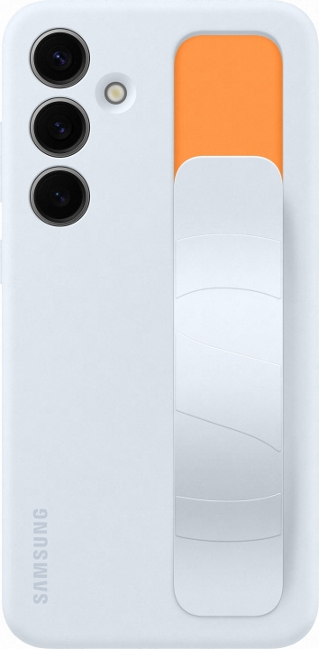Samsung Galaxy S24+ Stående grep-deksel, hvit i gruppen SMARTTELEFON & NETTBRETT / Mobilbeskyttelse / Samsung hos TP E-commerce Nordic AB (C58904)