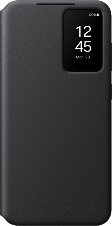Samsung Galaxy S24+ Clear View plånboksfodral, svart i gruppen SMARTTELEFON & NETTBRETT / Mobilbeskyttelse / Samsung hos TP E-commerce Nordic AB (C58911)