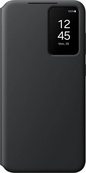 Samsung Galaxy S24+ Clear View Wallet Case, svart i gruppen SMARTTELEFON & NETTBRETT / Mobilbeskyttelse / Samsung hos TP E-commerce Nordic AB (C58911)