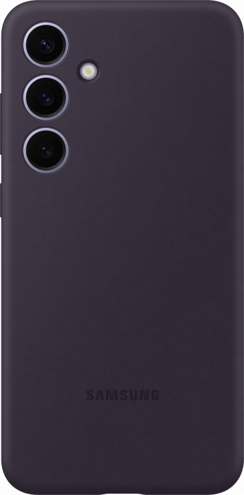 Samsung Galaxy S24+ Silikonetui, mørk lilla i gruppen SMARTTELEFON & NETTBRETT / Mobilbeskyttelse / Samsung hos TP E-commerce Nordic AB (C58912)