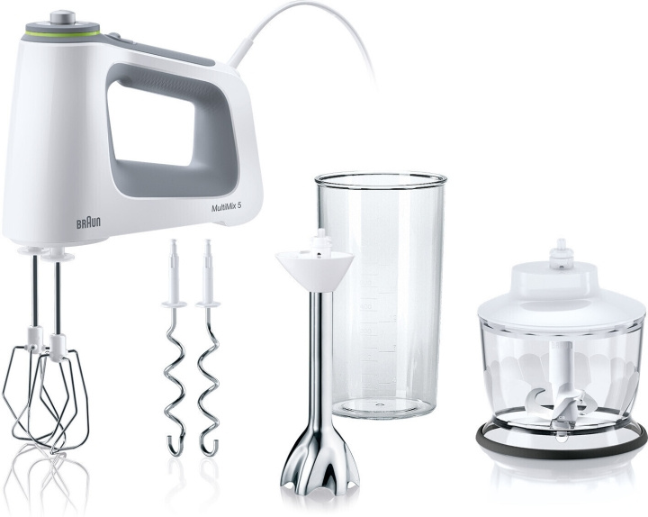 Braun HM5137WH MultiMix 5 elektrisk visp i gruppen HJEM, HUS OG HAGE / Husholdningsapparater / Matprosessorer og kjøkkenassistenter / Håndmiksere hos TP E-commerce Nordic AB (C58917)