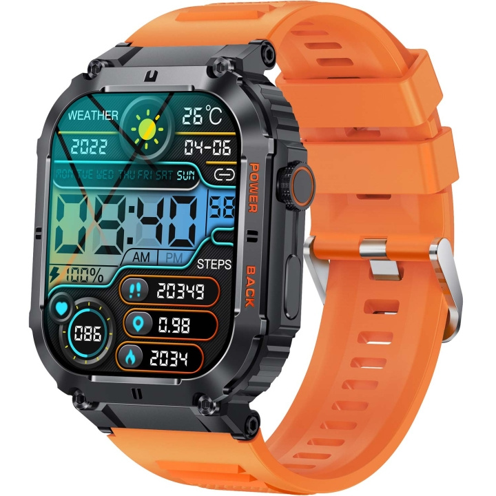 Denver SWC-191O Bluetooth SmartWatch with heartrate, blood pressure and blood oxygen sensor & call function i gruppen SPORT, FRITID & HOBBY / Smartwatch og Aktivitetsmålere / Aktivitetsmålere hos TP E-commerce Nordic AB (C58948)