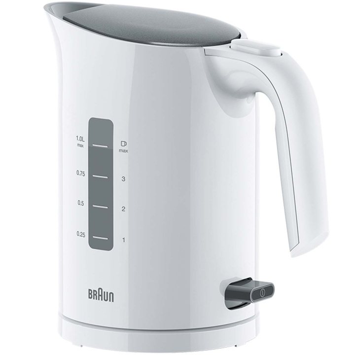Braun Vannkoker WK3000WH PurEase 1 liter i gruppen HJEM, HUS OG HAGE / Husholdningsapparater / Vann og juice / Vannkokere hos TP E-commerce Nordic AB (C58956)